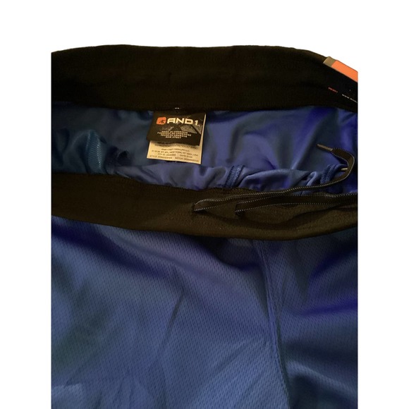 NWT Boys Size Medium And1 Sideline Short Blue & Black.; Width 15 3/4” Length 21” - Picture 5 of 5